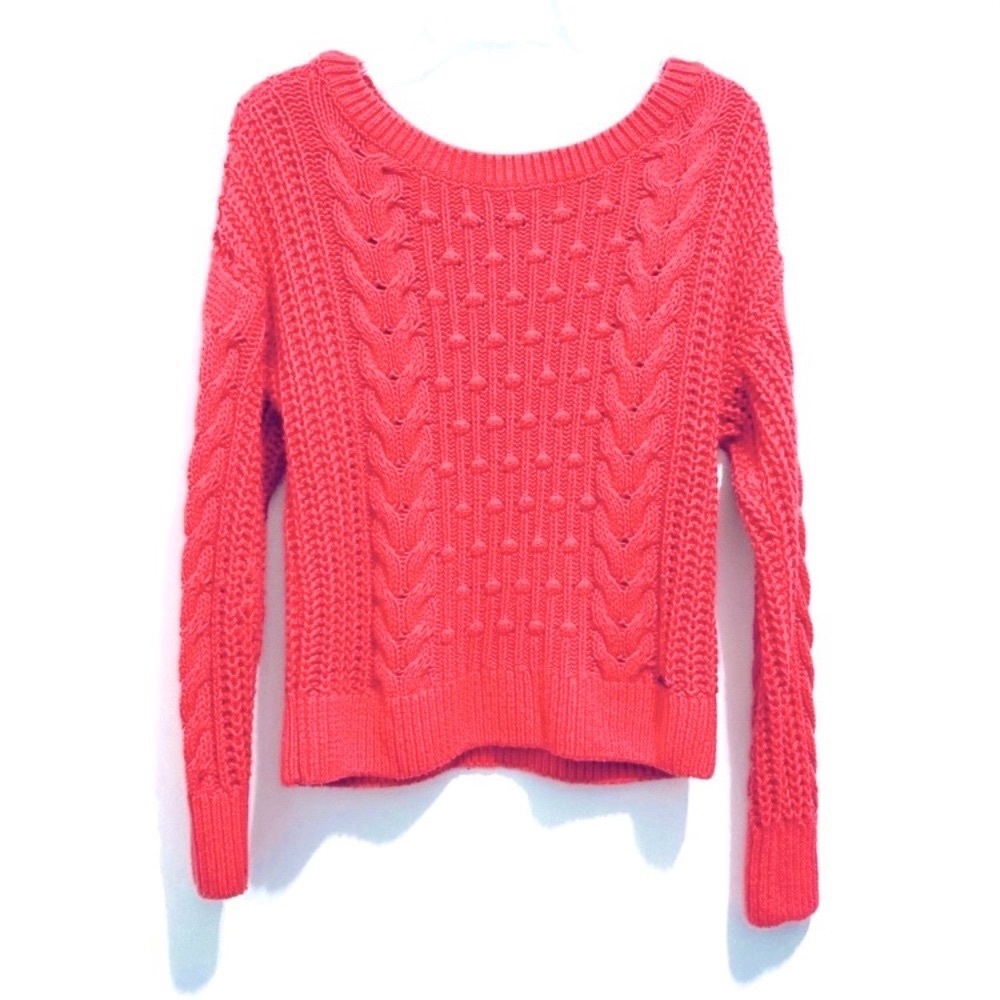 Abercrombie & Fitch Women’s Cable Knit Sweater